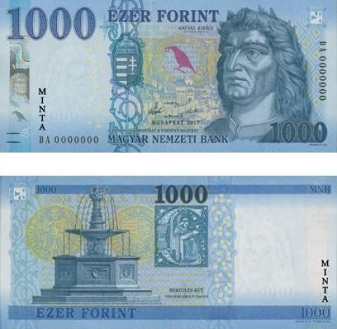 Megújulnak az 1000 forintos bankjegyek